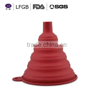 Food Grade Factory Price Durable Silicone Funnel With FDA / LFGB thumbnail-1