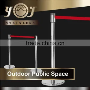 Hot Sale Retractable Barrier Belt Hotel Furniture Queue Line Stand thumbnail-1