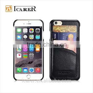 Credit Card Slots Leather Back Cover Case For Iphone6 thumbnail-1