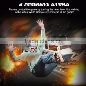 NEW Google Cardboard VR BOX II 2.0 Version VR Virtual Reality 3D Glasses For 3.5 - 6.0 Inch Smartphone+Bluetooth Controller 1.0 thumbnail-4