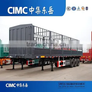 CIMC Animal Pig Horse Carrier/Delivery Bulk Stake Cargo Trailer thumbnail-3