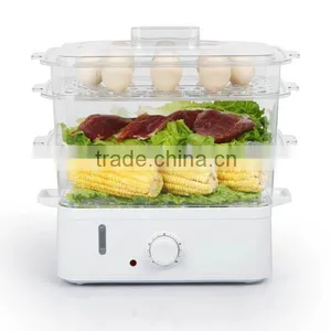 Home 3-layer Electric Steamer Cookware XJ-10115 thumbnail-1