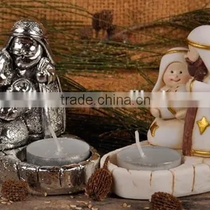 Resin Nativity Set Candlestick thumbnail-6