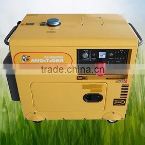 LONFA China Zhejiang Reliable Brand Cheap East Start 7000W 7kVA Silent Diesel Generator thumbnail-1