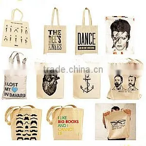 Logo Printing Promotion 100% Cotton Shopping Bags thumbnail-6