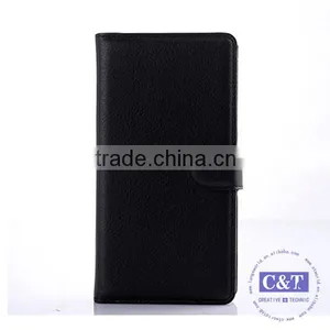 C&T Fashion Card Slot Magnetic PU Leather Flip Case Cover For Huawei Ascend P8 thumbnail-5