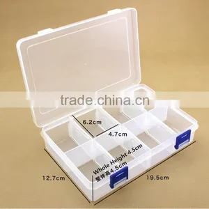 8 Partitions Departments Plastic Organizer thumbnail-1