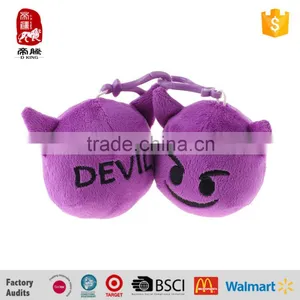 Hot Sale Customized Soft Plush Whatsapp Emoji Keychain Toy Supplier China thumbnail-4