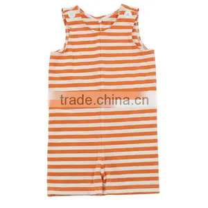 2016 Wholesale Baby Clothes Seersucker Clothing Boutique Boy Girl Onesie Cotton Bodysuit Baby Romper Set Baby Seersucker Romper thumbnail-5