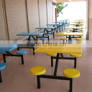FRP Six-seater Dining Table & Chair, Fiberglass Chair, Fibreglass Table thumbnail-3