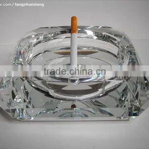 Customize Design Crystal Promotions Ashtray Crystal Product Factory thumbnail-1