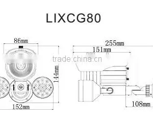 60M IR Range 2.8-12mm Varifocal Lens IP66 Waterproof HD AHD Camera thumbnail-2