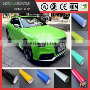 Most Popular Car Body Sitcker Gloss Lime Green Car Wrap Auto Wrap Car Wrapping thumbnail-1