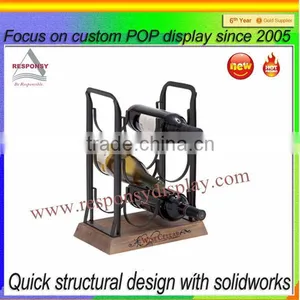 Franchise Metal Wire Wine Display, Glass Bottle Wine Display Stand thumbnail-1