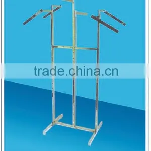 RH-YJ04 Cloth Display Racks 900*610*1800 Q235 Chrome Plated High Quality Clothes Rack Stand Display Metal Clothes Rack thumbnail-5