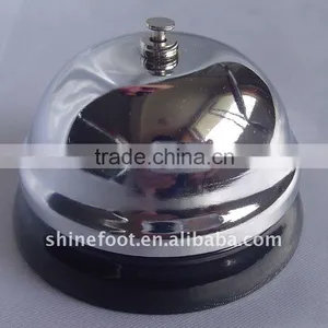 Silver Dinner Calling Bell With Colorful Base (A225) thumbnail-1