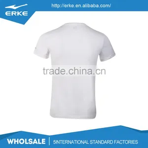 ERKE Wholesale Cozy Cotton Round Neck Short Sleeve Mens Running Sports Tee Shirt thumbnail-6