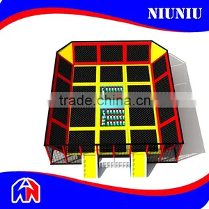 Indoor Trampoline Park, Children Indoor Soft Playground Trampoline thumbnail-2
