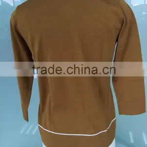 Lady's Cashmere Silk Knitted Sweater thumbnail-2