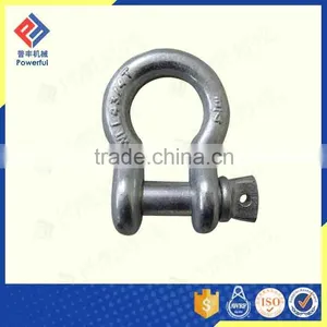 SELF COLOR U.S. TYPE DROP FORGED SCREW PIN BOW SHACKLE thumbnail-1