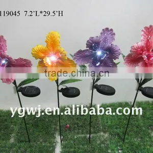 Large Metal Flowers for Garden Solar Light thumbnail-1