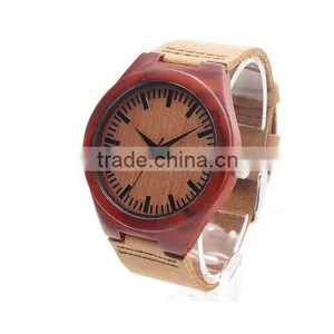 2016 Hot Sale Custom Design Wooden Watches Wooden Box Bamboo Wrist Watches thumbnail-3