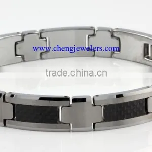 High Quality Opal Inlad Tungsten Bracelets thumbnail-6