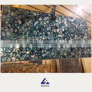 Blue Onyx Tile Slab Stone for Decoration thumbnail-3