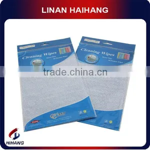 China OEM Supplier Polyester 35gsm Meshed Dyed Water Absorbent Kitchen Cleaning Cloth thumbnail-2