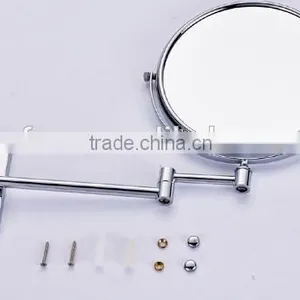 Double Side Adjustable Wall Mount Magnifying Makeup Mirror With Light Shaving Mirror thumbnail-3