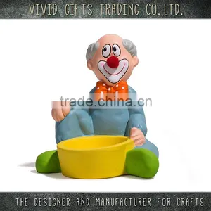 Nicest Ceramic Clown With Glass Candle Holder in Party Gifts thumbnail-1