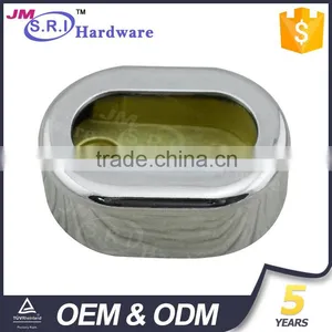High End Zinc Alloy Oval Wardrobe Rail Support thumbnail-1