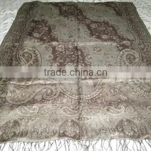 REPLICA OF PASHMINA SHAWL (SILK & WOOL) thumbnail-2