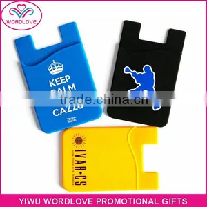 Silicone Card Holder,3m Adhesive Sticker Silicone Smart Wallet for Cell Phone thumbnail-1