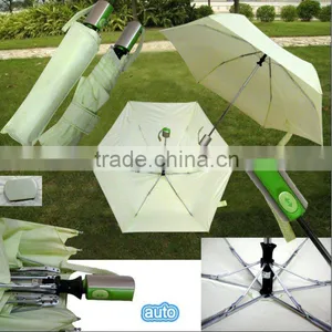 Automatic Pocket 3 Section Foldable Umbrella thumbnail-1