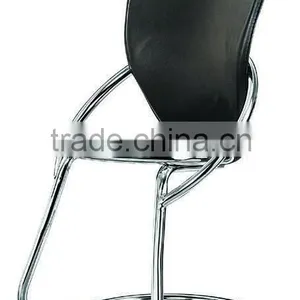 Simple Oak Wood Metal Stackable Pvc Chair AH-43 thumbnail-3