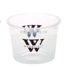 CH62-6848 PP Food Grade Plastic Cups Clear Mousse Cake Cup Ice Cram Cups With Printed Color thumbnail-1