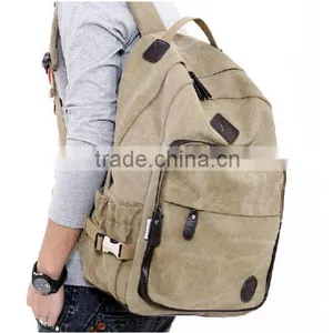 2015 Design Canvas Backpack Fashion School Bags thumbnail-1