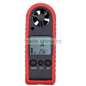 HT-383 Wind Speed Sensor Mini Handheld LCD Digital Anemometer Air Speed Gauge Flow Meter Tachometer Anemometro Digitale thumbnail-1