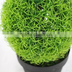 Making Cheap Artificial Grass Ball Bonsai for Table Decorative Sale thumbnail-3