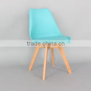 High Quality Beech Legs PU Emes Dining Chair, Dining Room Chair Design thumbnail-1
