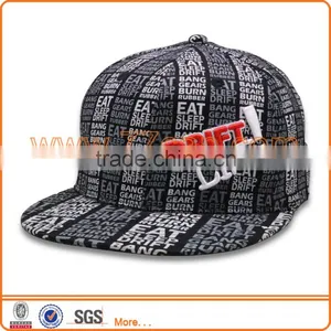 Famous Fitted Flat Bill Brand Cotton Running Cap thumbnail-1