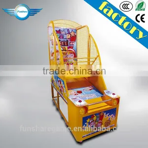 Funshare Popular Coin Operated Mini Street Basketball Arcade Game Machine for Children thumbnail-1