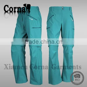 Spring Autumn Soft Polyester Detachable Trouser Nylon Cottony Stretch Fashionable Ladies Pants Ladies Suit With High Quality thumbnail-1
