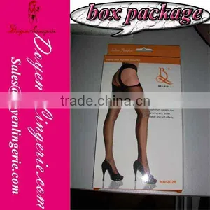 Factory Price!Sexy Darcy Black Contrast Top Nylon RHT Stockings thumbnail-1