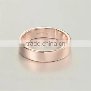 Authentic 925 Silver Simple Fashion Design Latest Gold Plated Finger Gay Men Ring thumbnail-3