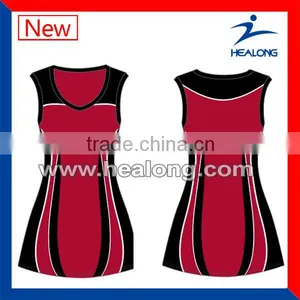 High Quality Body Fitting Girls Netball Dresses thumbnail-1