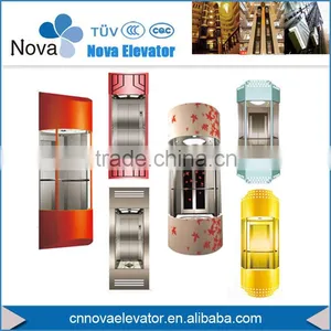 VVVF Control Small Machine Room Observation/Panoramic Glass Elevator thumbnail-1