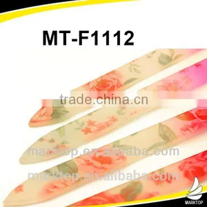 Cute Picture Print Flower Patten Glass Nail File thumbnail-2