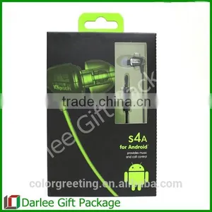 Shenzhen Manufacturer Earphone Packaging Box With Blister Window thumbnail-3